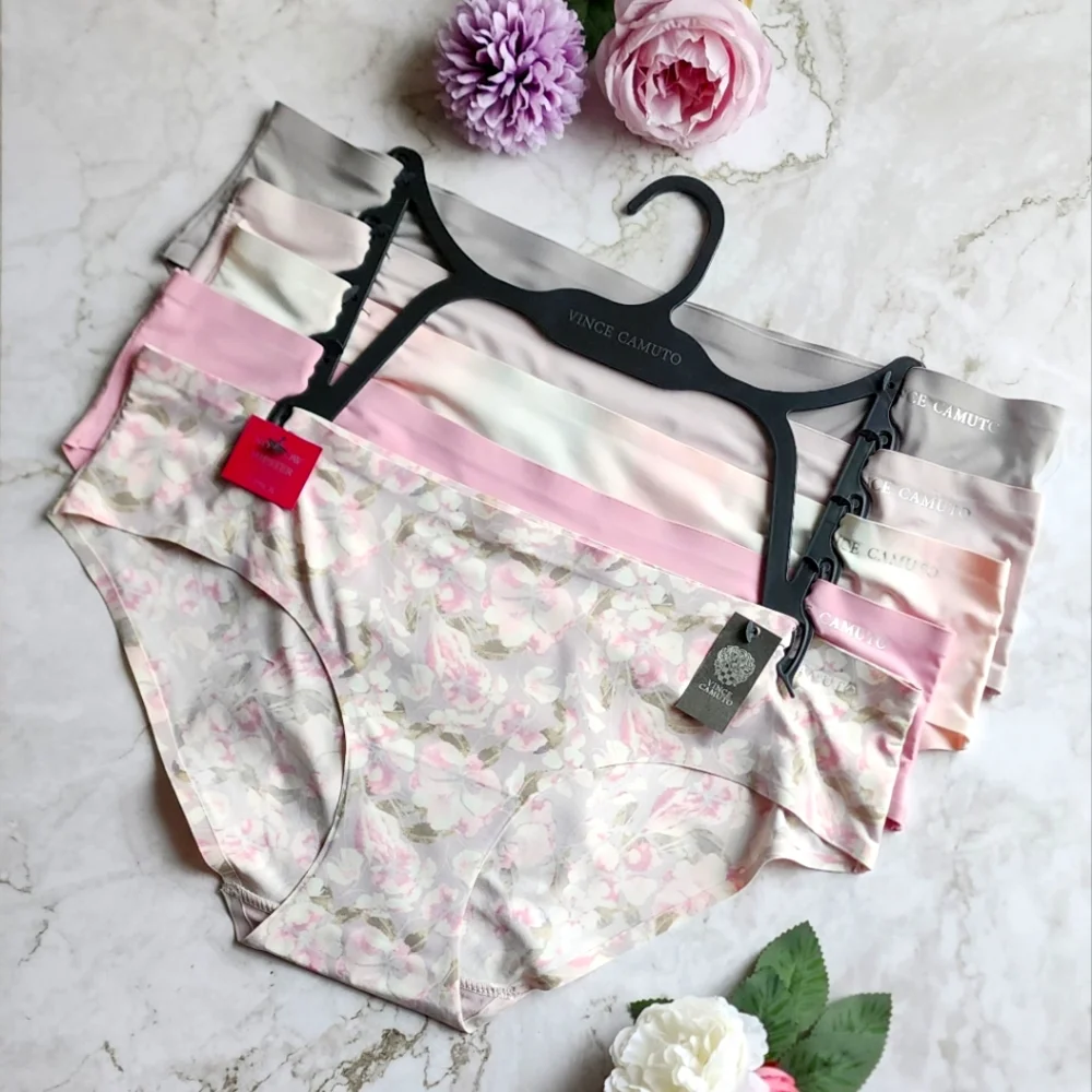 👙 5 Pack Vince Camuto no show tagless underwear L NWT